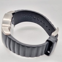 Hugo Boss Mens Chronograph Watch HB.141.1.14.2372 Black Rubber Strap 42mm