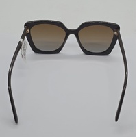 Prada PR 23ZS 11J6E1 54-18 Shiny Brown Gradient Butterfly Sunglasses