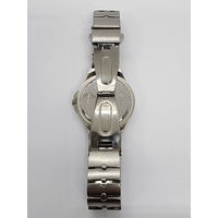 Calvin Klein CK Unisex Silver Watch Blue Dial Multi Function Display