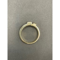 Mens 18ct Yellow Gold Diamond Ring