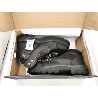 Steel Blue Mens Parkes Zip Safety Boots with Scuff Cap 312658 Black Size 10
