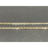 Unisex 9ct Yellow Gold Curb Link Necklace