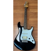 Yamaha Pacifica 6 String Electric Guitar HSS Black Rosewood Fretboard
