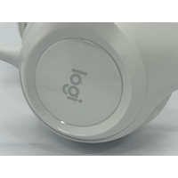 Logitech USB Wired Computer Headset White Noise Cancelling Microphone