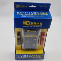 Century 12 Volt 6 Amp 9 Stage Battery Charger and Maintainer CC1206