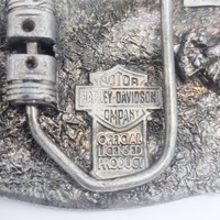 Harley Davidson Eagle H403 Belt Buckle 1991 Baron USA Vintage HD Collectible