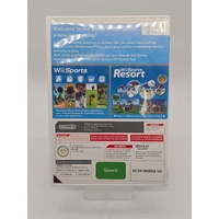 Wii Sports + Wii Sports Resort Game Bundle PAL Nintendo Wii Fun Family Play