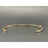 Ladies 14ct Yellow Gold Pandora Infinite Diamond Bangle