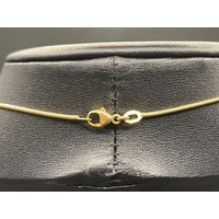 Ladies 18ct Yellow Gold Snake Link Necklace