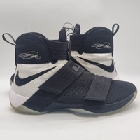 Nike LeBron Soldier 10 Black White 844378-001 Mens Shoes Size 12 US