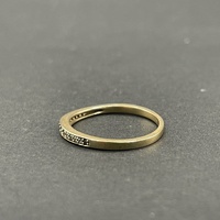 Ladies 10ct Yellow Gold Diamond Band Ring