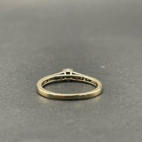 Ladies 10ct Yellow Gold Diamond Ring