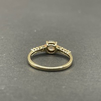 Ladies 9ct Yellow Gold Cubic Zirconia Ring