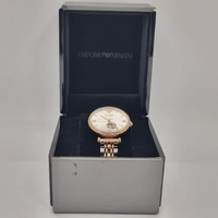 Emporio Armani Ladies Gianni T-Bar Automatic Watch AR60019 Two Tone