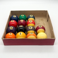Vintage Permac British Pool Balls Set Incomplete Missing Balls 1 and 14