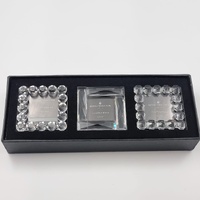 Royal Doulton Radiance Rectangular Mini Fancy Photo Frames Set of 3