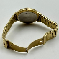 Armani Exchange Gold Tone Stainless Steel Watch Cayde AX7119 and Bracelet