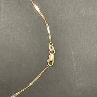 Ladies 9ct Yellow Gold Snake Twist Link Anklet