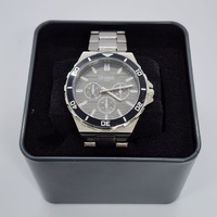 Chisel 5827022 Mens Silver Stainless Steel Analog Watch Quartz Classic