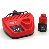 Milwaukee M12 SI Soldering Iron Combo Kit with 3.0Ah Battery Charger and Tips