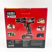 Ozito PXCDK-150 18V Li-Ion 10mm Compact Drill Driver Kit Cordless