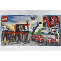 LEGO City Fire Station with Fire Truck 60414 843 Pieces for Ages 6+