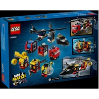 LEGO City 60462 Helicopter Fire Engine and Submarine Remix 874pcs 7+