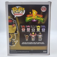 Mighty Morphin Power Rangers Black Gold Dragonzord Funko Pop 535 2017 Exclusive