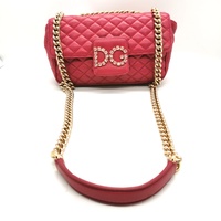 Dolce & Gabbana Pink Quilted Leather DG Millennials Shoulder Bag