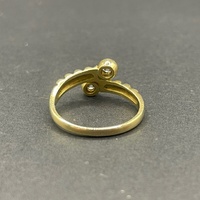 Ladies 18ct Yellow Gold Diamond Ring