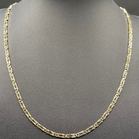 Unisex 14ct Yellow Gold Birdseye Link Necklace
