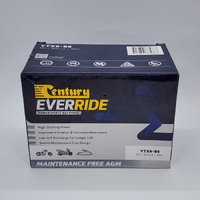 Century EverRide YTX9-BS 12V 125CCA 8Ah Maintenance Free AGM Battery