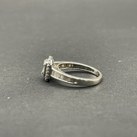 Ladies 9ct White Gold Diamond Engagement Ring