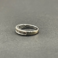 Ladies 18ct White Gold Multi Row Diamond Ring