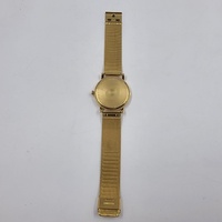 Uncle Jack 40mm Gold Tone Stainless Steel Quartz Mens Dress Watch Mesh Band