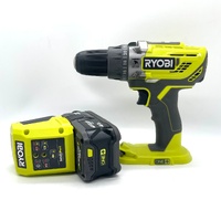 Ryobi 18V One+ R18PD3 Cordless Impact Hammer Drill Kit with 4.0Ah Battery