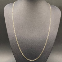 Unisex 9ct Yellow Gold Curb Link Necklace