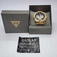 Guess GW0390G2 30 Clear Stones Gold Tone Stainless Steel Mens Watch