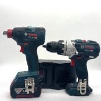 Bosch 18V Combo Kit Hammer Drill GSB 85C Impact Driver GDX 200 5.0Ah Battery