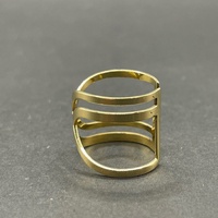 Ladies 18ct Yellow Gold Fancy Cuff Ring