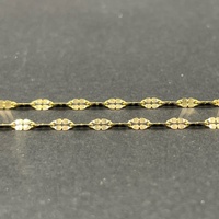 Ladies 18ct Yellow Gold Fancy Link Chain & Religious Pendant