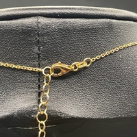 Ladies 18ct Yellow Gold Rada Link Necklace With Religious Charms
