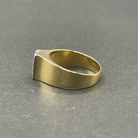 Mens 18ct Yellow Gold Diamond Ring