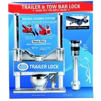 Ark ATL155 Heavy Duty Trailer and Tow Bar Lock Kit Same Key Secure