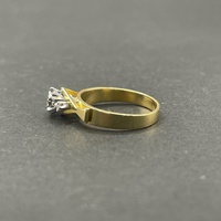Ladies 18ct Yellow Gold Diamond Ring