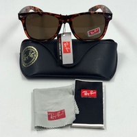 Ray-Ban Wayfarer 9032 Tortoise Brown Sunglasses 53mm Polarised UV Protection