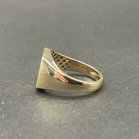 Men's 10ct Yellow Gold Signet Ring