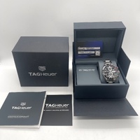 TAG Heuer Carrera 44mm Calibre 16 CBN2A1AA Automatic Black Dial Steel Watch