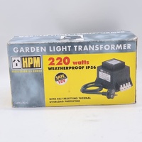 HPM 220W IP56 Garden Light Transformer 12V Low Voltage Outdoor Power