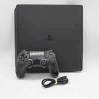 Sony PlayStation 4 Slim 500GB Black Console with Controller and Cables